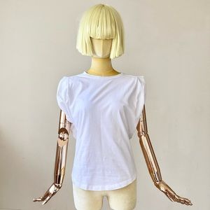 Isabel Marant Zutti White Cotton Sleeveless with Crew Neck SZ XS